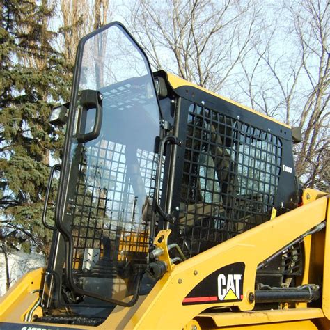 cat soft skid steer cab enclosure|caterpillar cabin door enclosure.